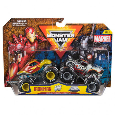MNJ Monster Jam 2-Pack 1:64 M arvel