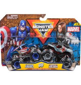 MNJ Monster Jam 2-Pack 1:64 M arvel
