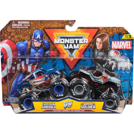 MNJ Monster Jam 2-Pack 1:64 M arvel