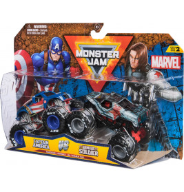 MNJ Monster Jam 2-Pack 1:64 M arvel