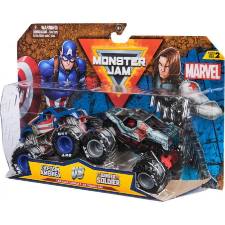 MNJ Monster Jam 2-Pack 1:64 M arvel