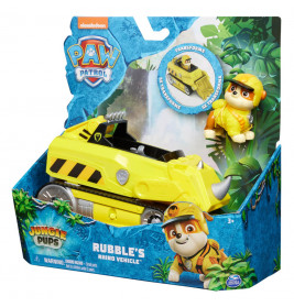 PAW Jungle Pups Vehicles Rubbe r