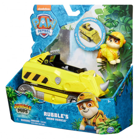 PAW Jungle Pups Vehicles Rubbe r