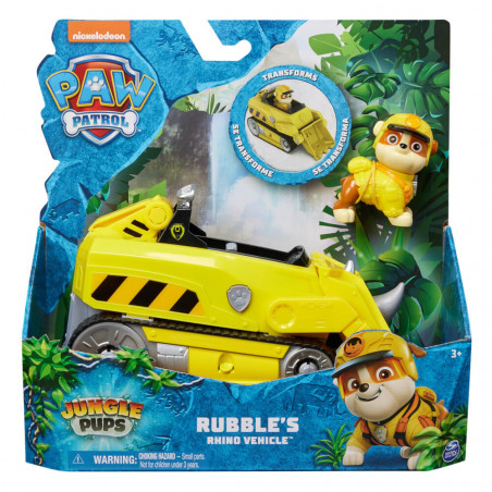 PAW Jungle Pups Vehicles Rubbe r