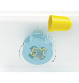Wasserwirbelrad mit Babyhai