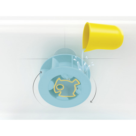 Wasserwirbelrad mit Babyhai