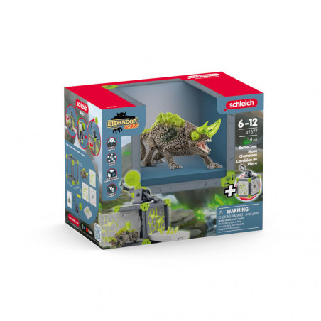 schleich®  ELDRADOR CREATURES 42677 BattleCave Steinchamäleons