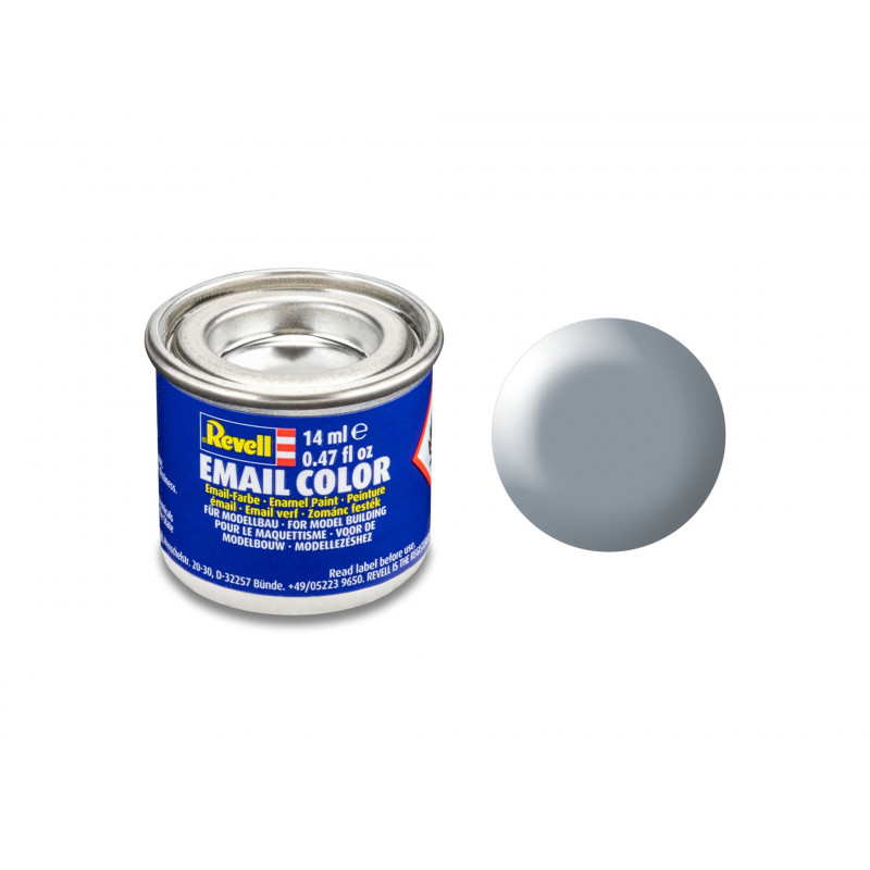 grau, seidenmatt RAL 7001 14 ml-Dose, Revell Modellbau-Farbe auf Kunstharzbasis