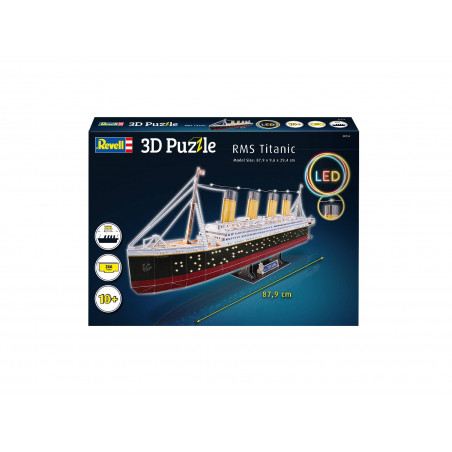 RMS Titanic - LED Edition, Revell 3D Puzzle mit Beleuchtung