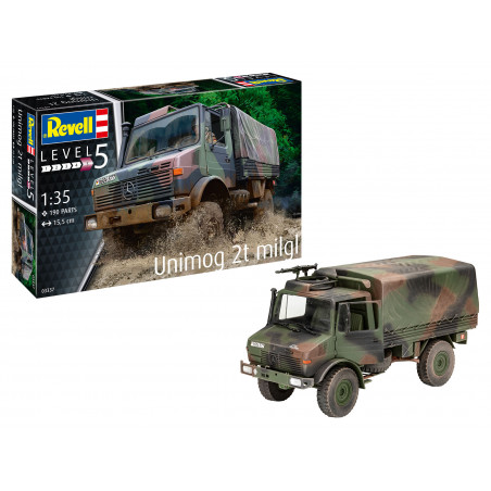 Unimog 2t milgl, Revell Modellbausatz