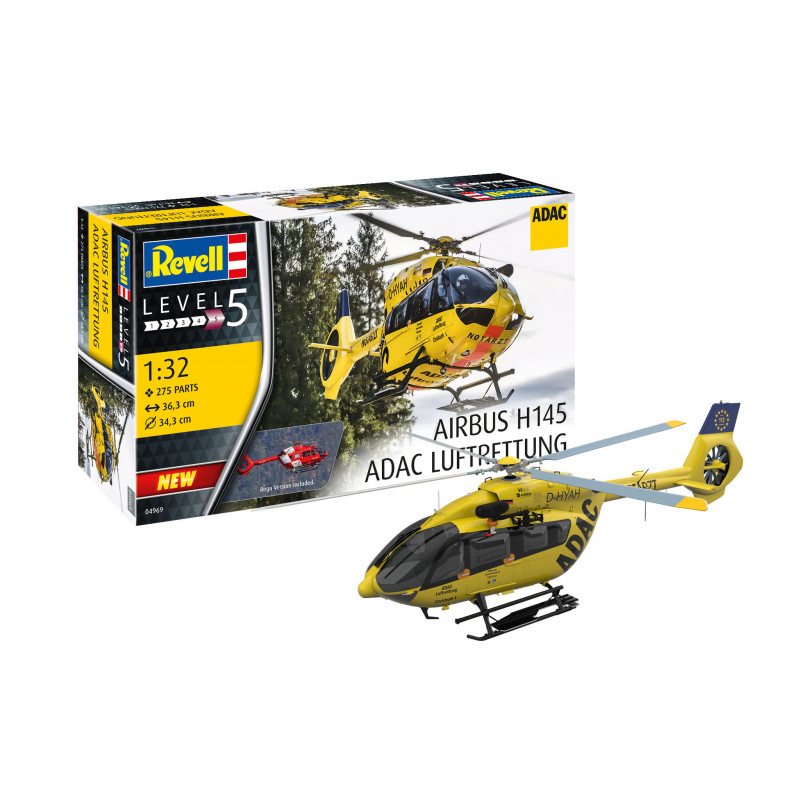 Airbus H145 ADAC Luftrettung , Revell Modellbausatz