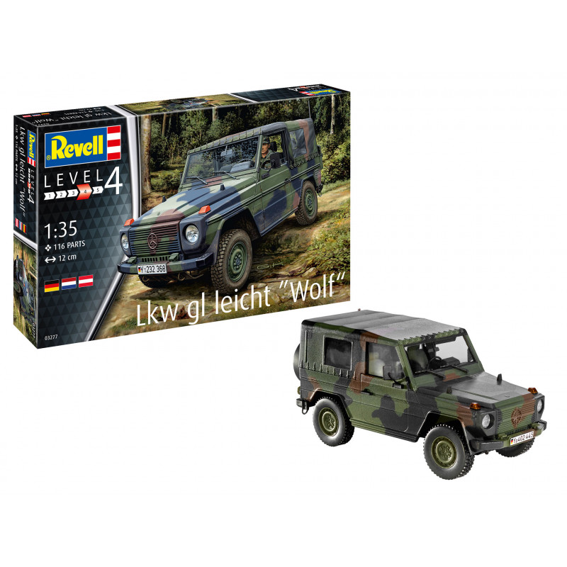 Lkw gl leicht Wolf, Revell Modellbausatz