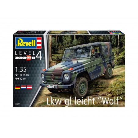 Lkw gl leicht Wolf, Revell Modellbausatz