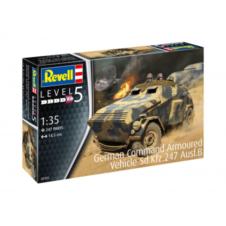 German Command Armoured Vehicle Sd.Kfz.247 Ausf.B, Revell Modellbausatz