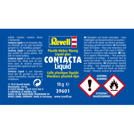 Contacta Liquid, Flüssigleim (18 g), Revell Modellbau-Kleber superflüssig