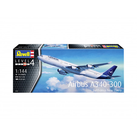 Airbus A340-300 Lufthansa New Livery, Revell Modellbausatz