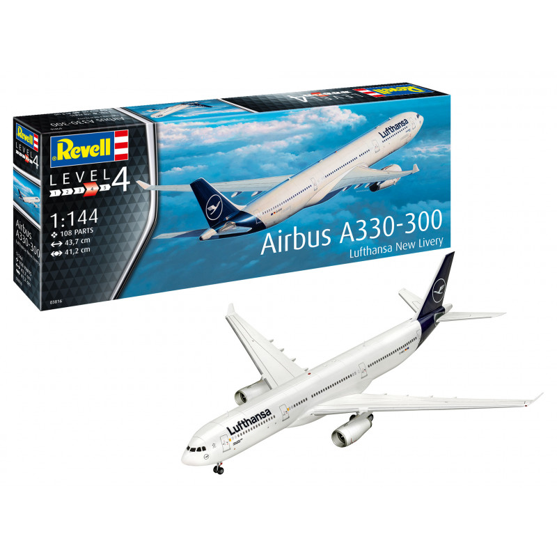 Airbus A330-300 - Lufthansa New Livery, Revell Modellbausatz