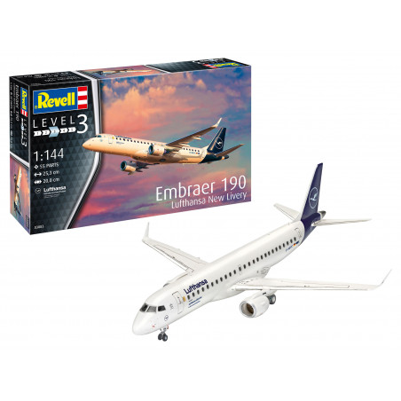 Embraer 190 Lufthansa New Livery, Revell Modellbausatz