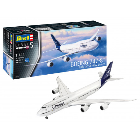 Boeing 747-8 Lufthansa New Livery, Revell Modellbausatz