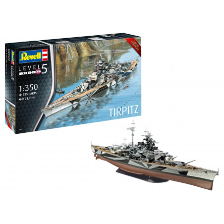 German Battleship Tirpitz, Revell Modellbausatz