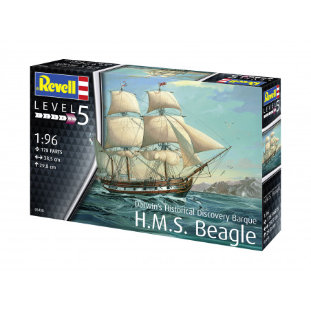 Darwin's Historical Discovery Barque H.M.S. Beagle, Revell Modellbausatz