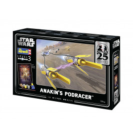 Geschenkset Anakins Podracer: EP1 25th Anniv., Revell Modellbausatz mit Basiszubehör