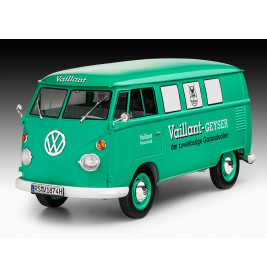 Geschenkset  150 years of Vaillant VW T1 Bus, Revell Modellbausatz mit Basiszubehör