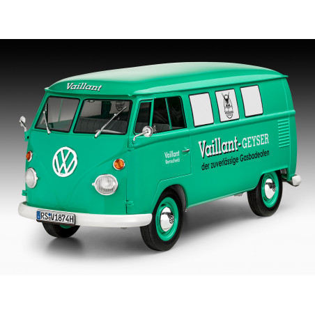 Geschenkset  150 years of Vaillant VW T1 Bus, Revell Modellbausatz mit Basiszubehör