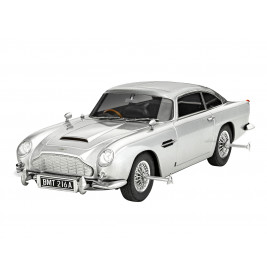 Geschenkset James Bond Aston MartinDB5easy-click, Revell Bausatz zum Zusammenstecken mehrfarbig