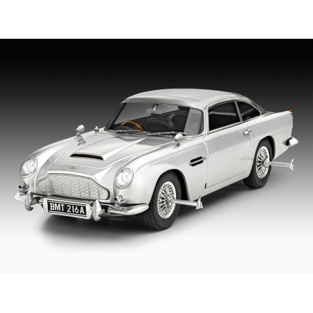 Geschenkset James Bond Aston MartinDB5easy-click, Revell Bausatz zum Zusammenstecken mehrfarbig