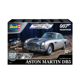 Geschenkset James Bond Aston MartinDB5easy-click, Revell Bausatz zum Zusammenstecken mehrfarbig