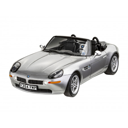 Geschenkset James Bond BMW Z8, Revell Modellbausatz mit Basiszubehör