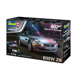 Geschenkset James Bond BMW Z8, Revell Modellbausatz mit Basiszubehör