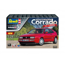 Geschenkset 35 Years VW Corrado, Revell Modellbausatz mit Basiszubehör