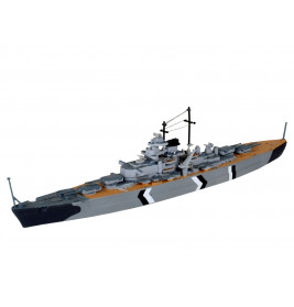 First Diorama Set - Bismarck Battle, Revell Modellbausatz mit Basiszubehör