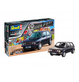 Geschenkset 35 Years Volkswagen Golf GTI Pirelli, Revell Modellbausatz mit Basiszubehör