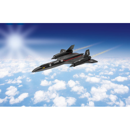 Model Set Lockheed SR-71 Blackbird easy-click-syst, Revell Bausatz zum Zusammenstecken + Basiszubehör