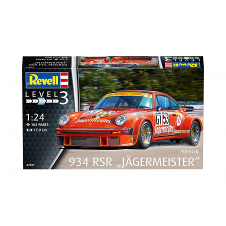 Porsche 934 RSR Jägermeister, Revell Modellbausatz