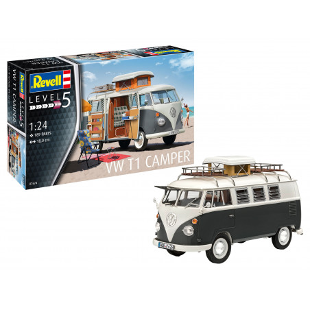 VW T1 Camper, Revell Modellbausatz