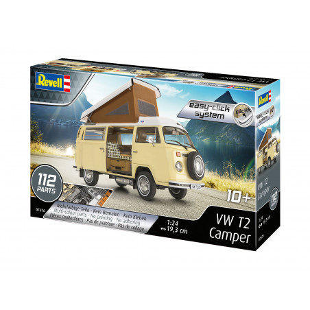 VW T2 Camper easy-click-system, Revell Bausatz zum Zusammenstecken