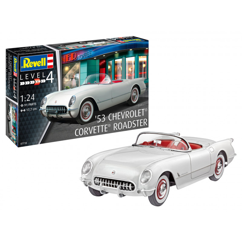 1953 Chevrolet Corvette Roadster , Revell Modellbausatz