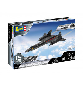 Lockheed SR-71 Blackbird easy-click-system, Revell Bausatz zum Zusammenstecken mehrfarbig