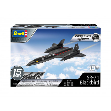 Lockheed SR-71 Blackbird easy-click-system, Revell Bausatz zum Zusammenstecken mehrfarbig