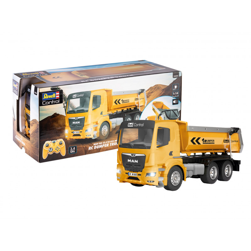 RC Dumper Truck MAN TGS 33.510 6X4 BB CH, Revell Control Ferngesteuertes Auto