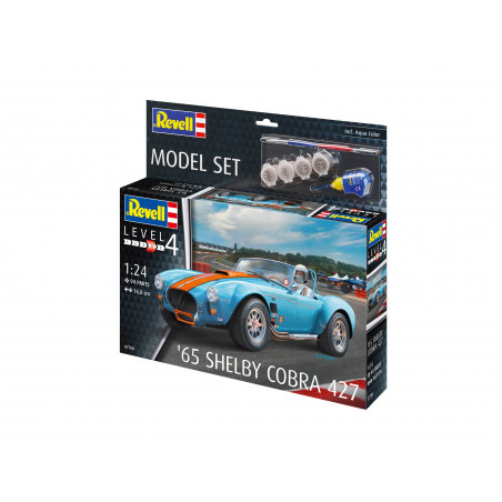 Model Set '65 Shelby Cobra 427, Revell Modellbausatz mit Basiszubehör