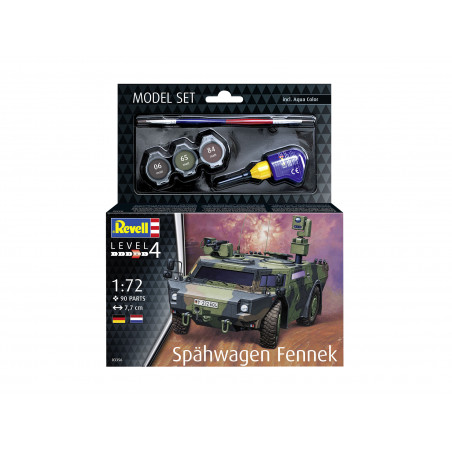 Model Set Spähwagen Fennek, Revell Modellbausatz mit Basiszubehör