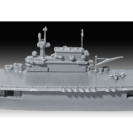 Model Set USS Enterprise CV-6, Revell Modellbausatz mit Basiszubehör