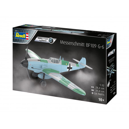 Messerschmitt Bf109G-6 easy-click-system, Revell Bausatz zum Zusammenstecken mehrfarbig