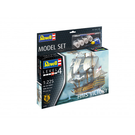 Model Set HMS Victory, Revell Modellbausatz mit Basiszubehör