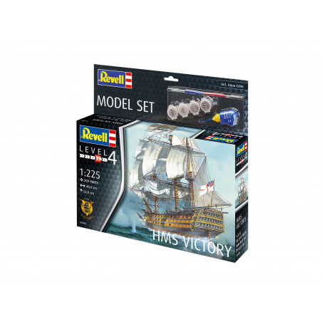 Model Set HMS Victory, Revell Modellbausatz mit Basiszubehör